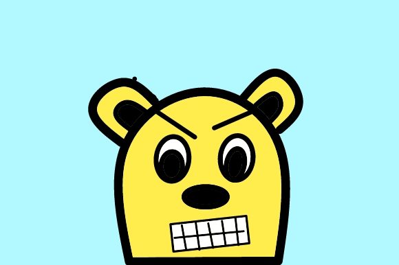 Angry Bear Character