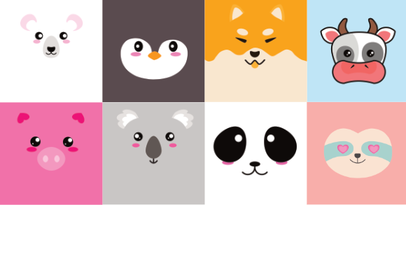 Cute Kawaii Animals, Printable Kawaii