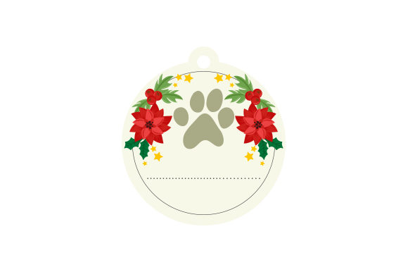 Dog Paw Ornament