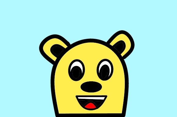 Happy Bear Character