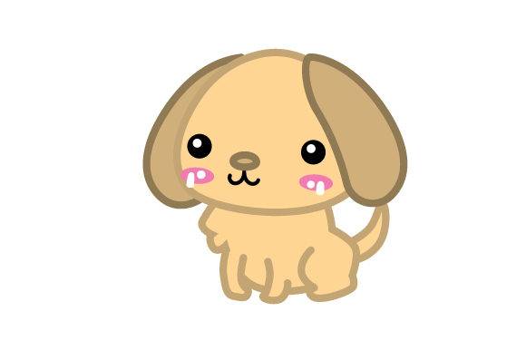 Testing the Dog Kawaii Design